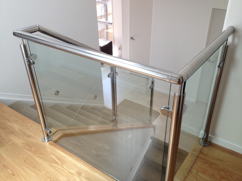 Stairfurb Clamped Glass Balustrade Kit With Stainless Steel 56 Off